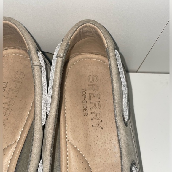 Gray suede🩶sperry platforms chunky sneakers platform sneakers boat shoes y2k - Picture 3 of 9